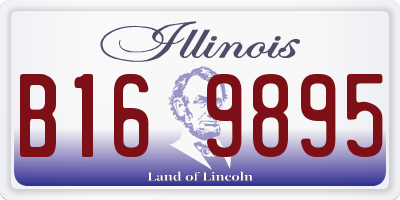 IL license plate B169895