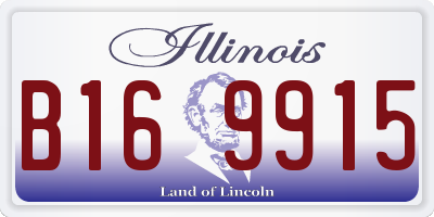 IL license plate B169915