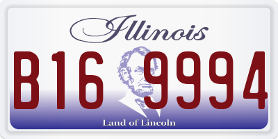 IL license plate B169994