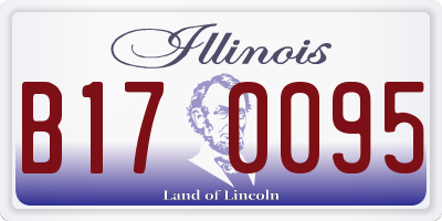 IL license plate B170095