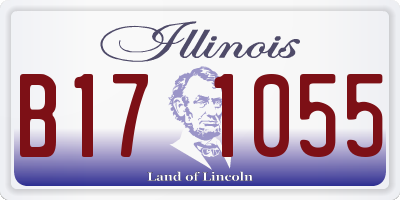 IL license plate B171055