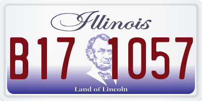 IL license plate B171057