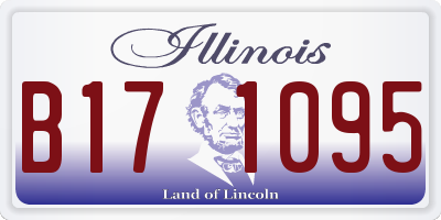 IL license plate B171095
