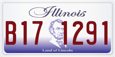 IL license plate B171291