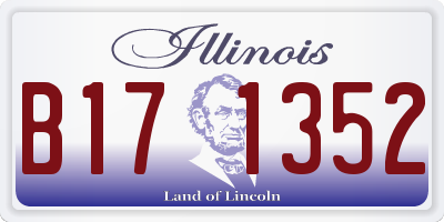IL license plate B171352