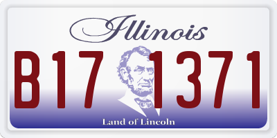 IL license plate B171371