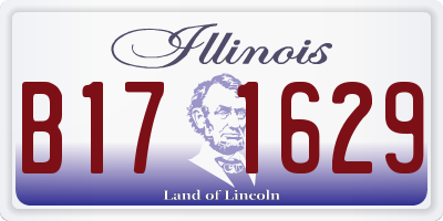 IL license plate B171629