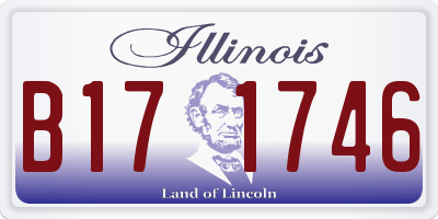 IL license plate B171746