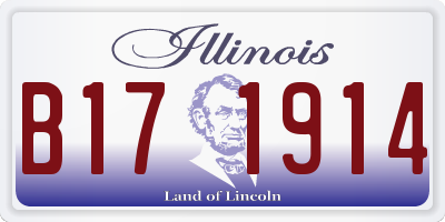 IL license plate B171914