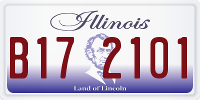 IL license plate B172101