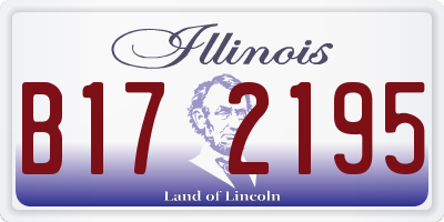 IL license plate B172195