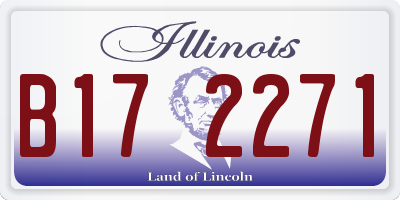 IL license plate B172271