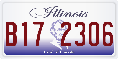 IL license plate B172306