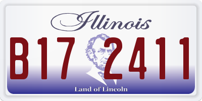 IL license plate B172411