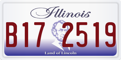 IL license plate B172519