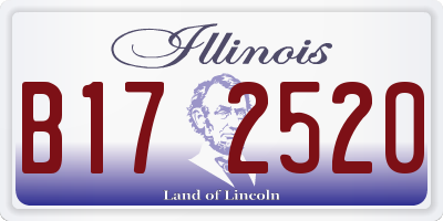 IL license plate B172520