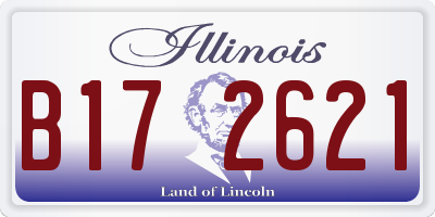 IL license plate B172621