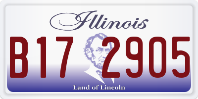IL license plate B172905