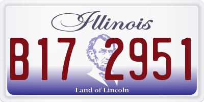 IL license plate B172951