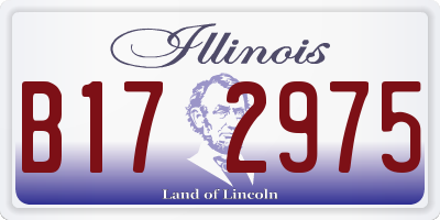 IL license plate B172975