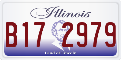 IL license plate B172979