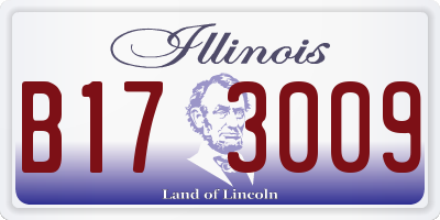 IL license plate B173009