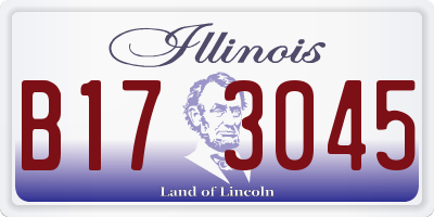 IL license plate B173045