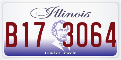 IL license plate B173064