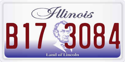 IL license plate B173084
