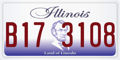 IL license plate B173108