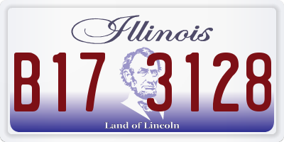 IL license plate B173128