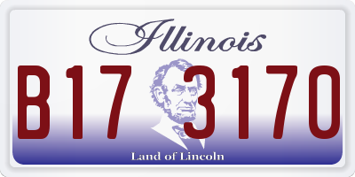 IL license plate B173170
