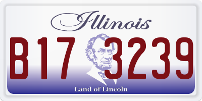 IL license plate B173239