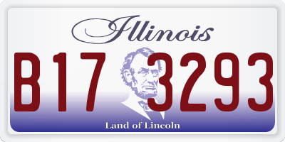 IL license plate B173293