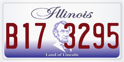 IL license plate B173295