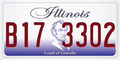 IL license plate B173302