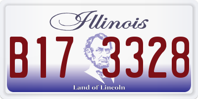 IL license plate B173328