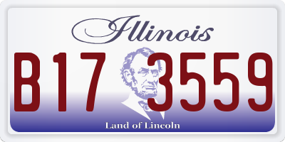 IL license plate B173559