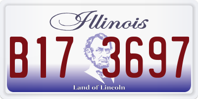IL license plate B173697