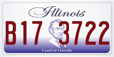 IL license plate B173722