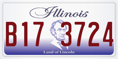 IL license plate B173724