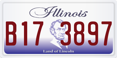 IL license plate B173897
