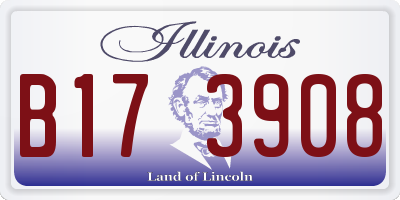 IL license plate B173908