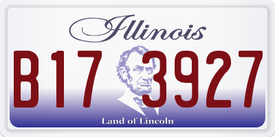 IL license plate B173927