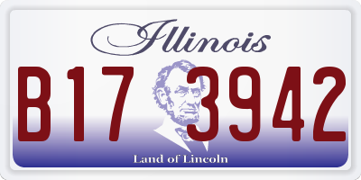 IL license plate B173942