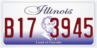 IL license plate B173945