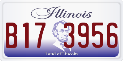 IL license plate B173956