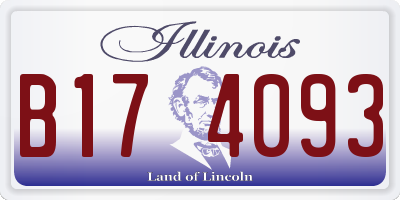 IL license plate B174093