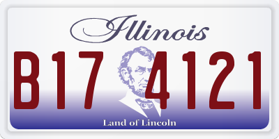 IL license plate B174121