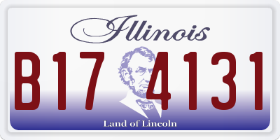 IL license plate B174131